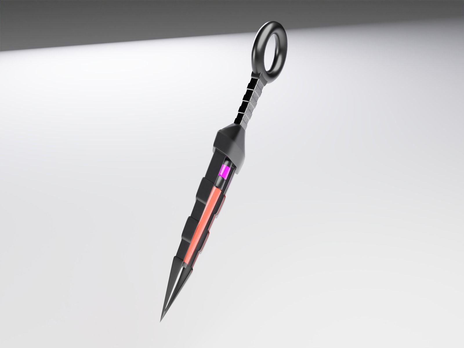 3D MODEL E4 Kunai Bomb 3D model_3