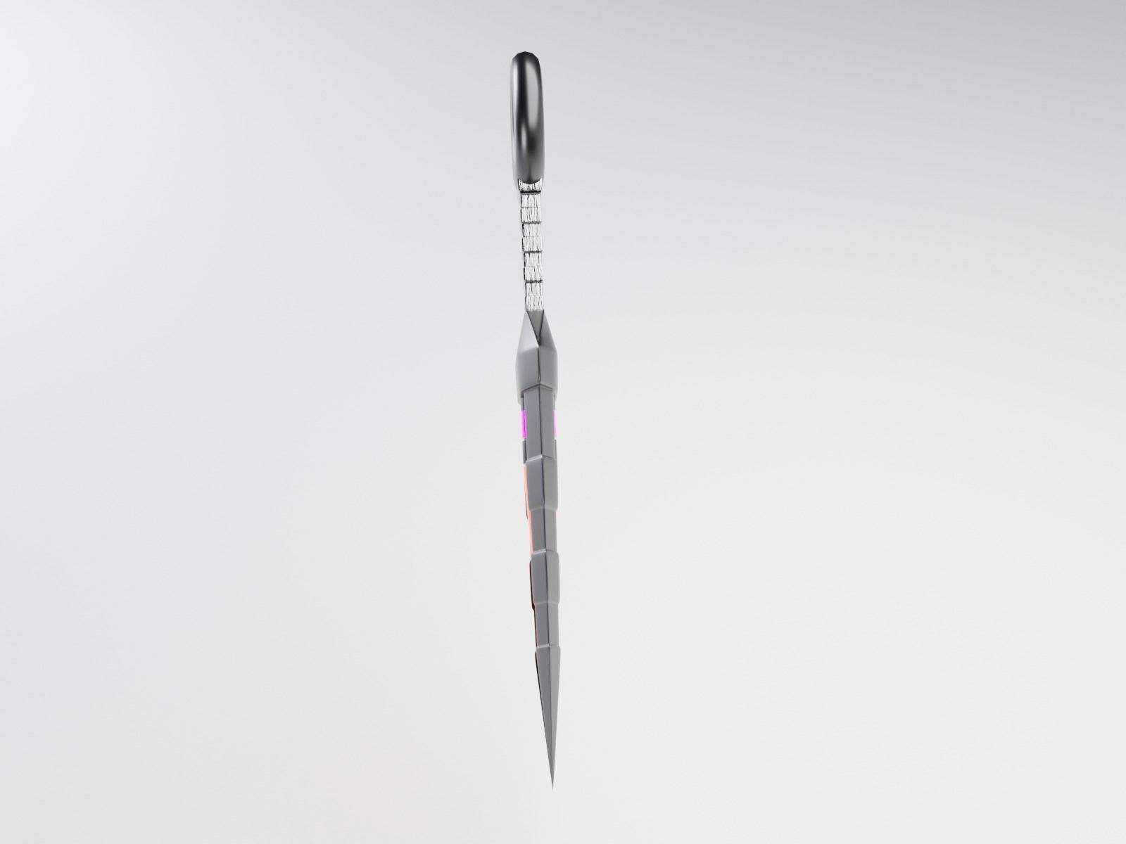 3D MODEL E4 Kunai Bomb 3D model_2