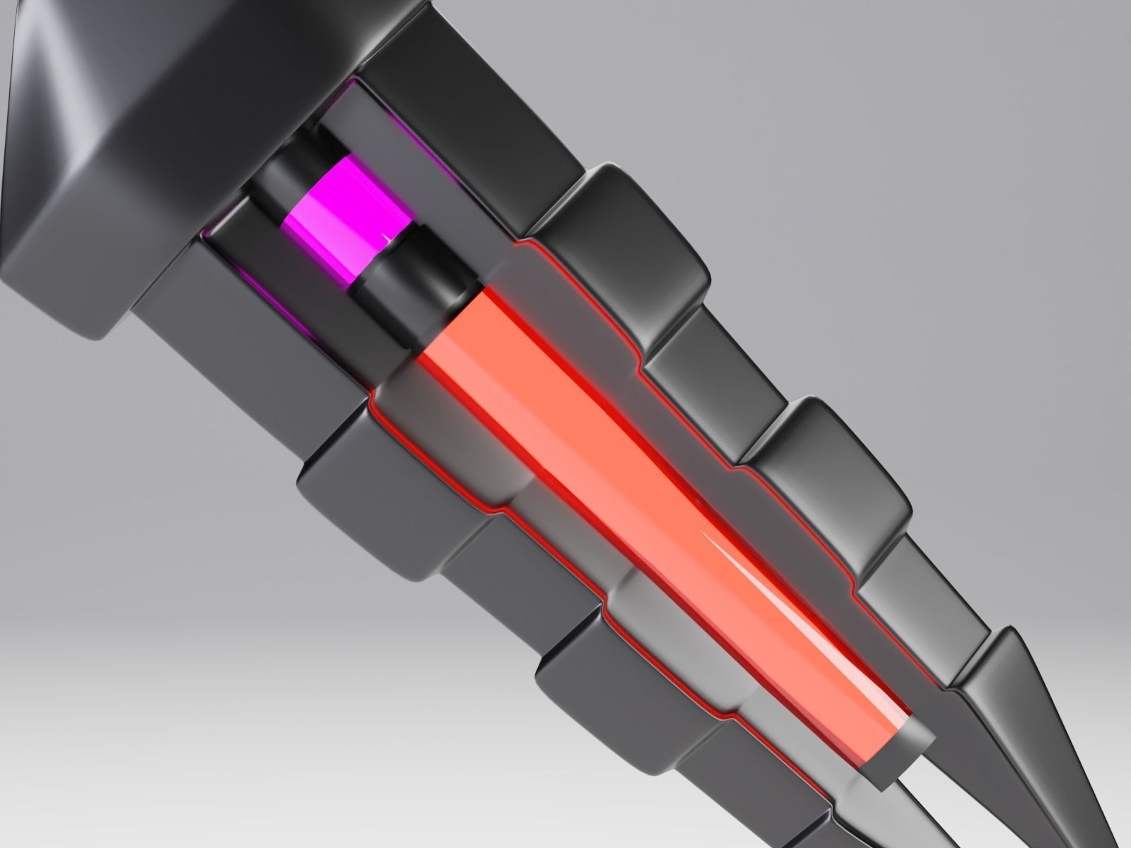 3D MODEL E4 Kunai Bomb 3D model_9