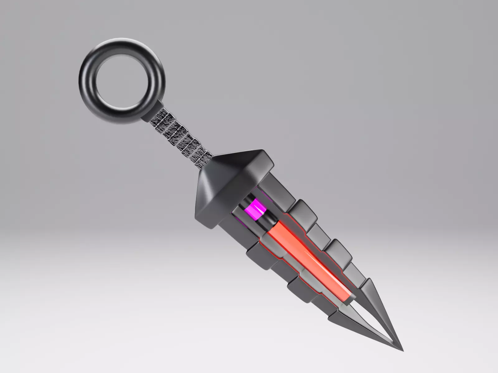 3D MODEL E4 Kunai Bomb 3D model_0