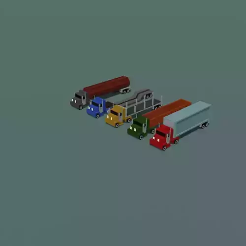 Trucks 3D model
