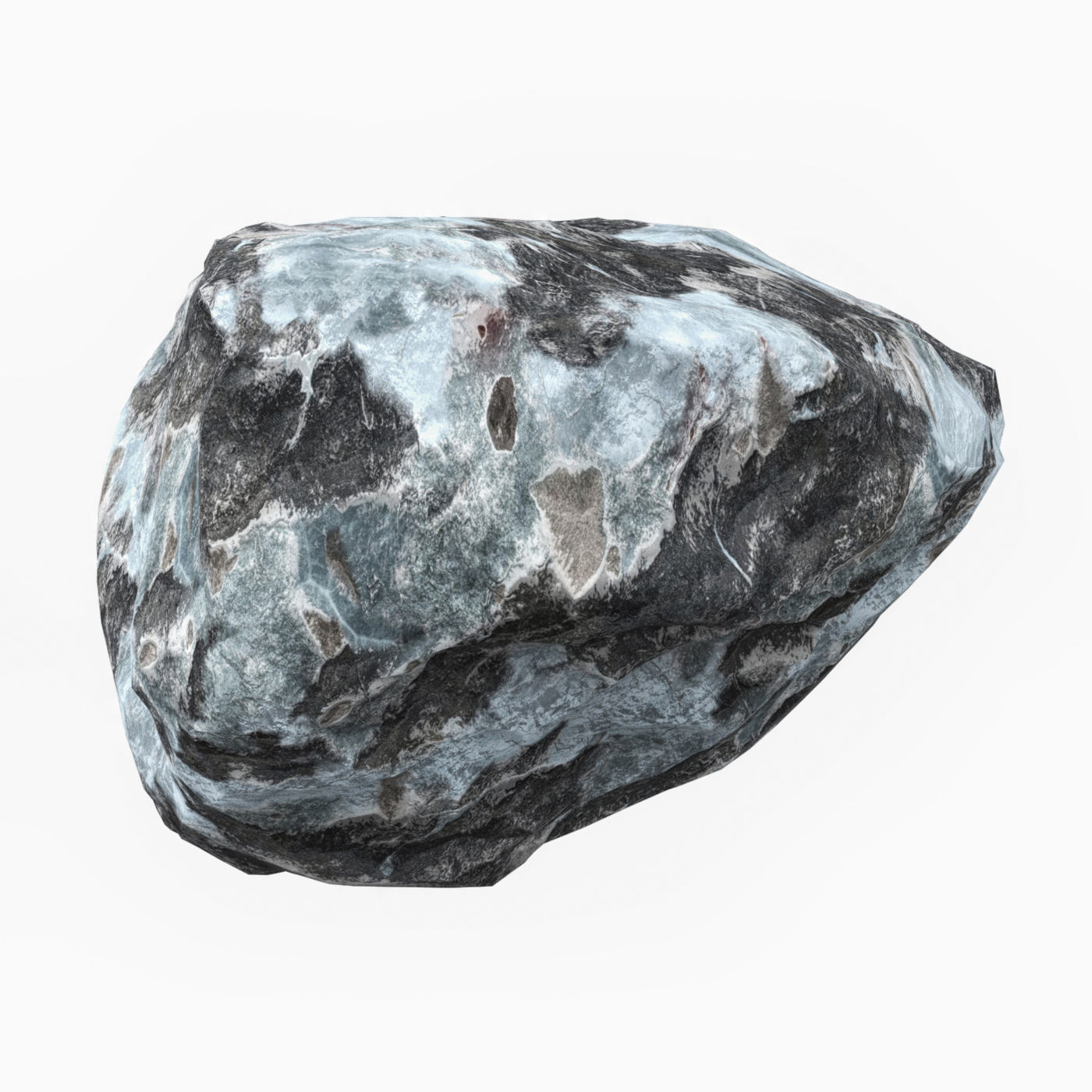 Snow Stone 09 Low-poly 3D model_2