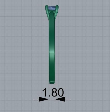 Wedding Rings 3D print model 3D print model_3