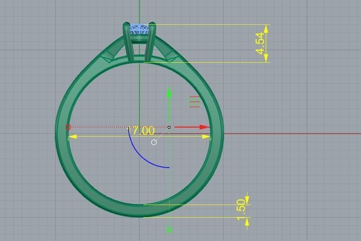 Wedding Rings 3D print model 3D print model_2