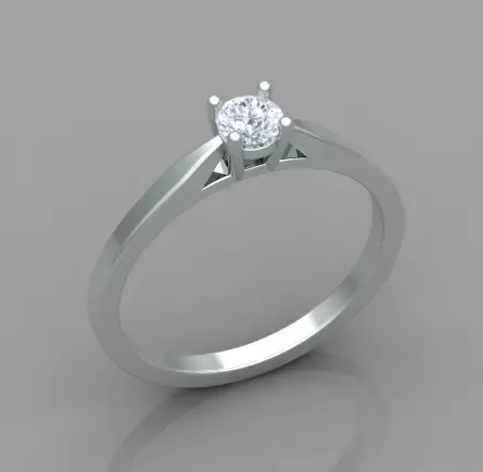 Wedding Rings 3D print model 3D print model_0