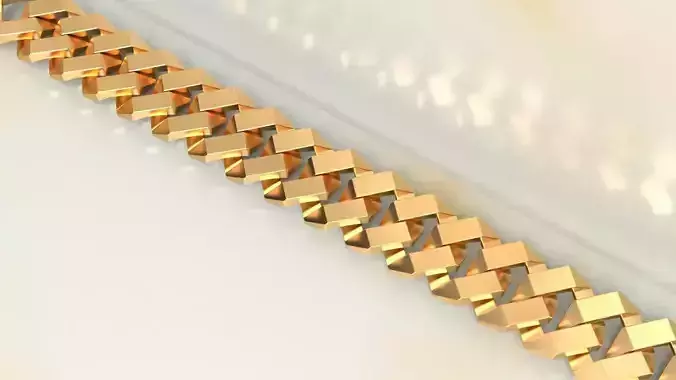 EDGE CUBAN LINK CHAIN 8-10-12 WIDE 0238 3D print model