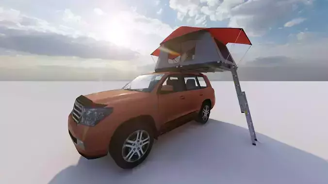 Vehicle Top Tent Model