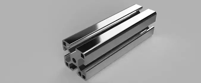 aluminum profile 3D model