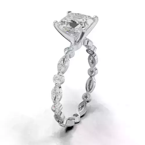 Women ring with round stones and marquis  20