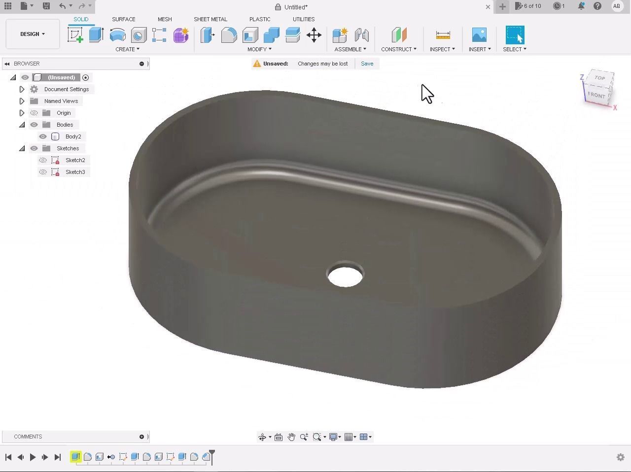 basin oval 3D model_6