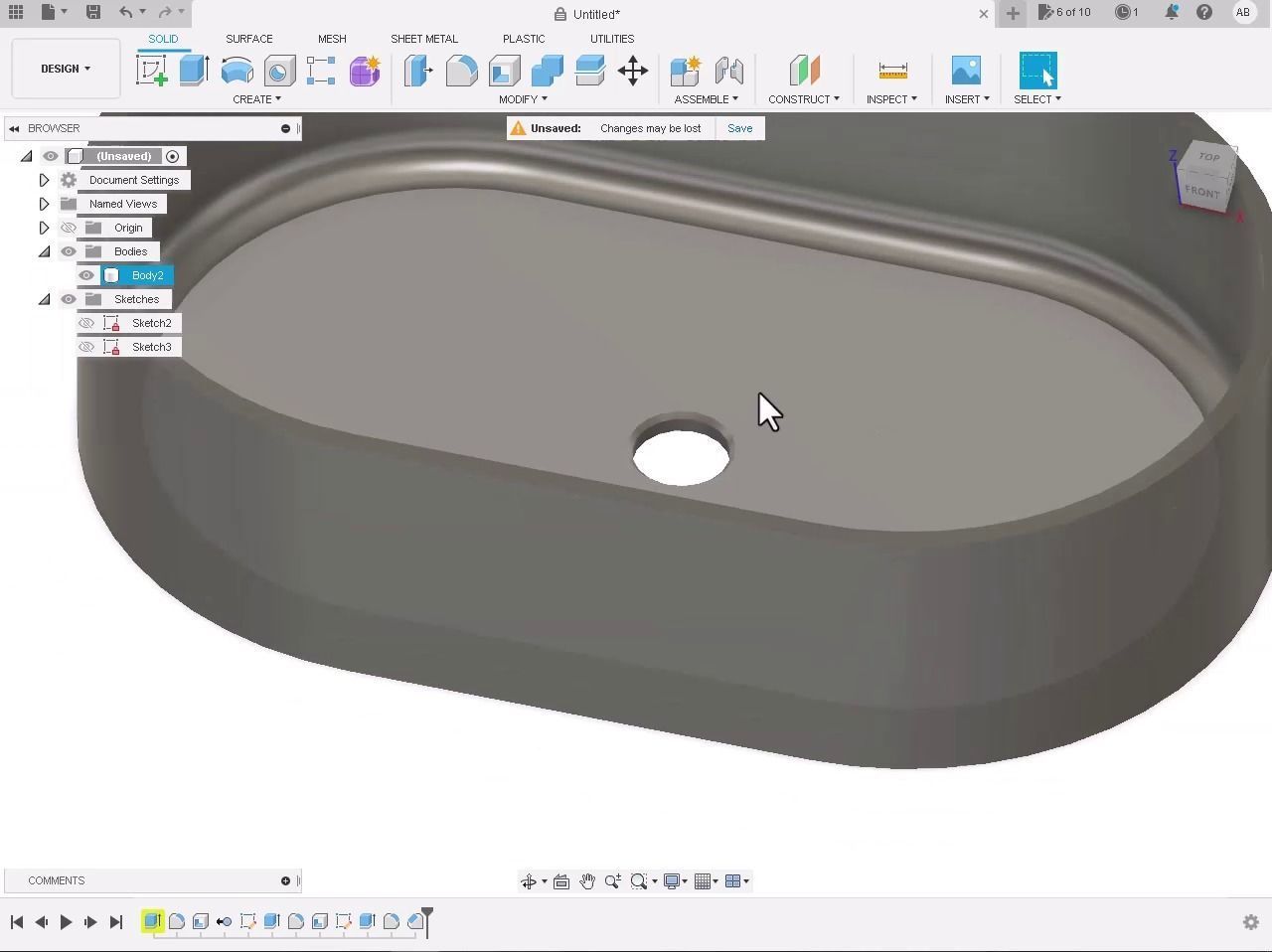 basin oval 3D model_5