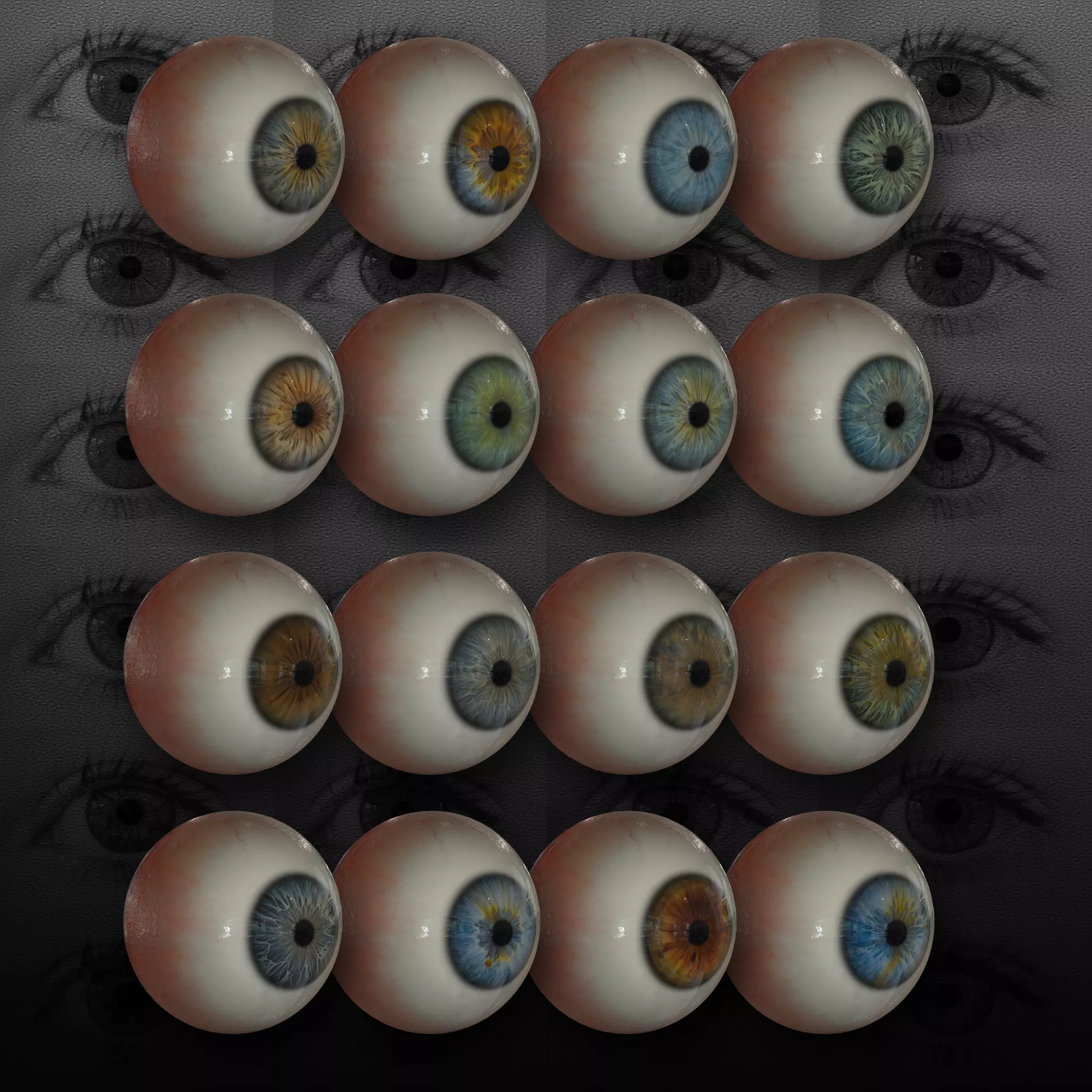 Eye See You - Vol 01 - Refraction Low-poly 3D model
