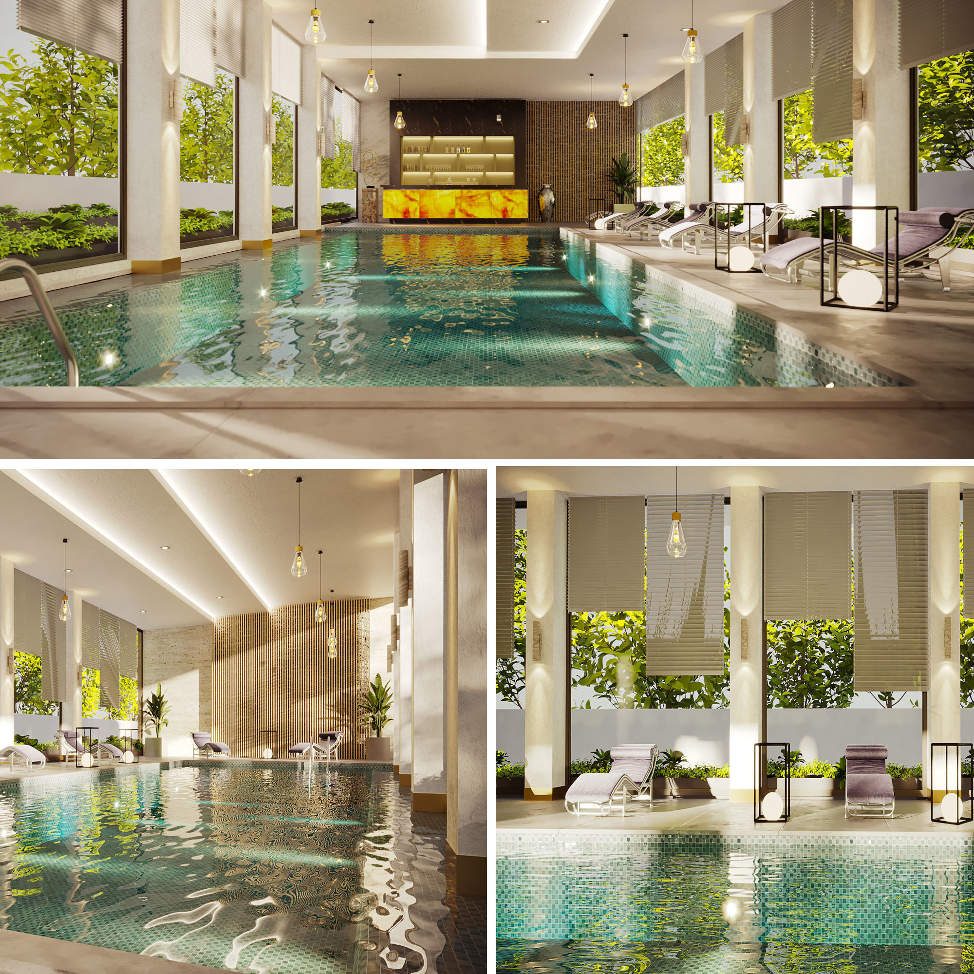 swimming pool 3d model  3D model_3