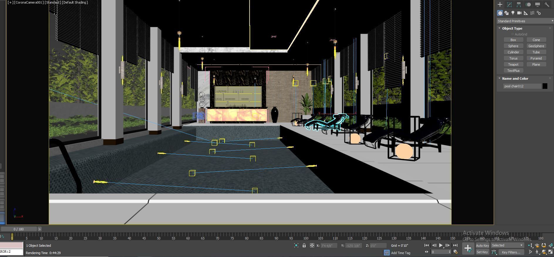 swimming pool 3d model  3D model_4