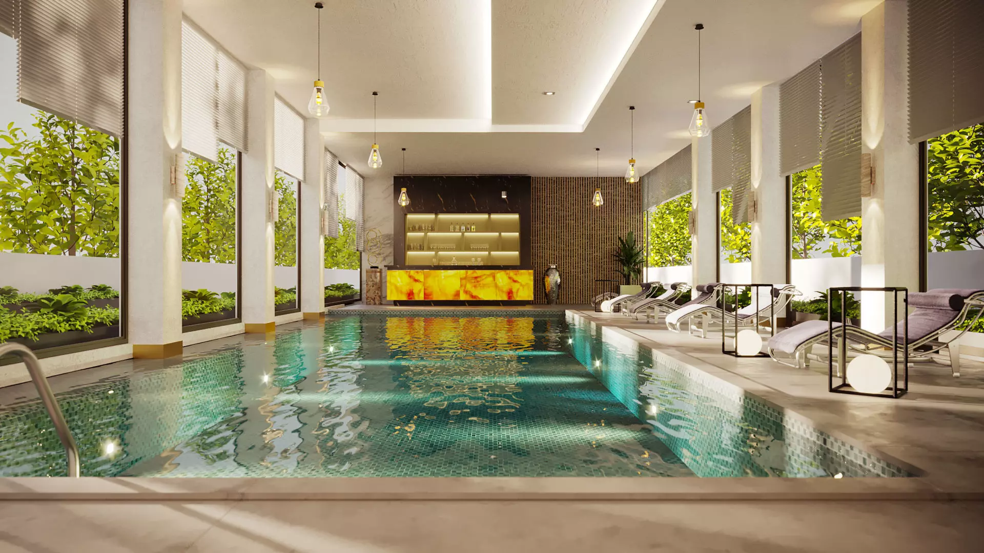 swimming pool 3d model  3D model_0