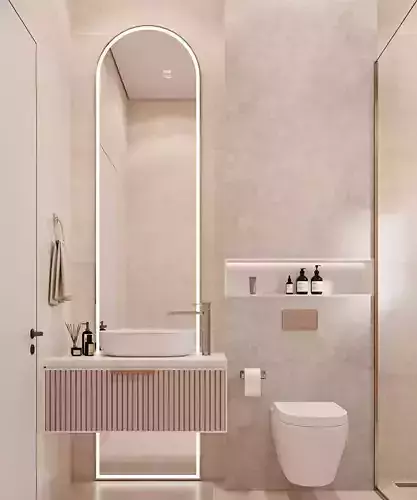 Girls Bathroom 3D model