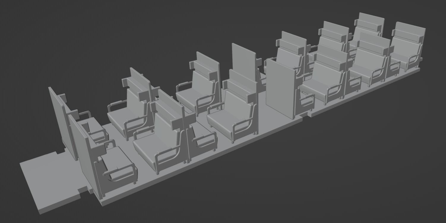 H0 1-87 scale passenger car Bi-29 Donnerbuechse 3D print model_10