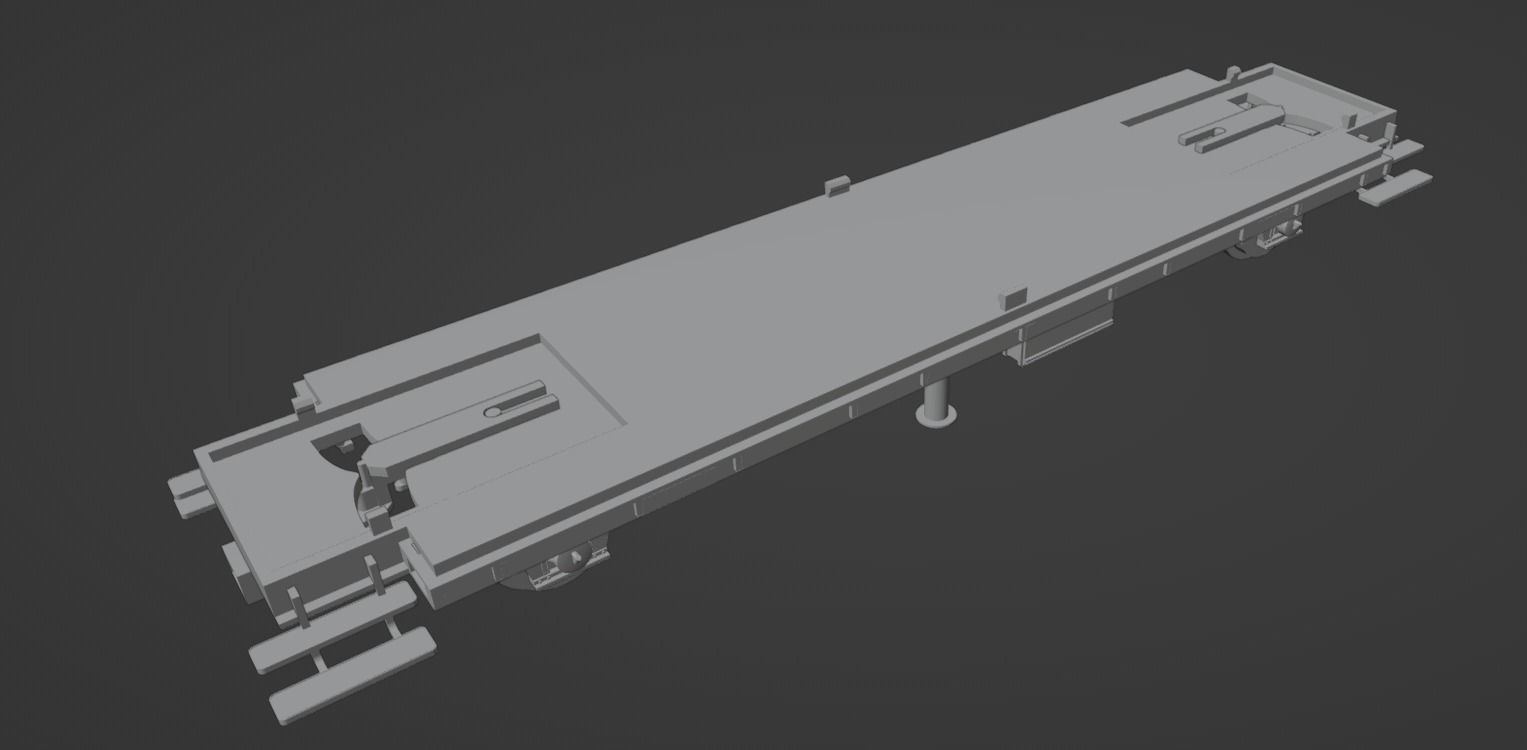 H0 1-87 scale passenger car Bi-29 Donnerbuechse 3D print model_7