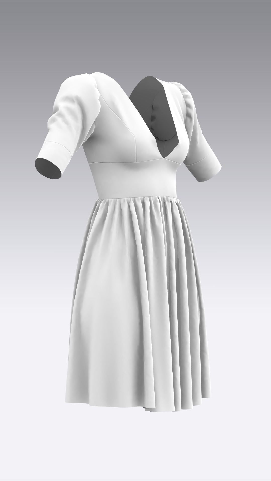 Dress Outfits MD CLO 3D ZPRJ ZPAC project files 3D model_16