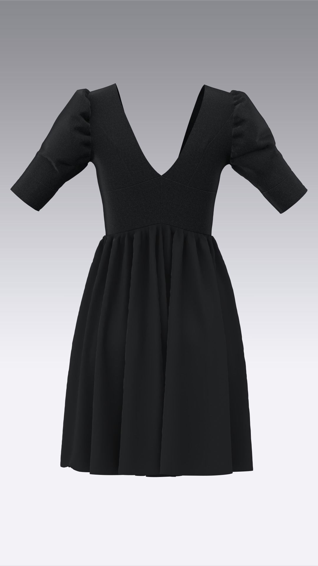 Dress Outfits MD CLO 3D ZPRJ ZPAC project files 3D model_28