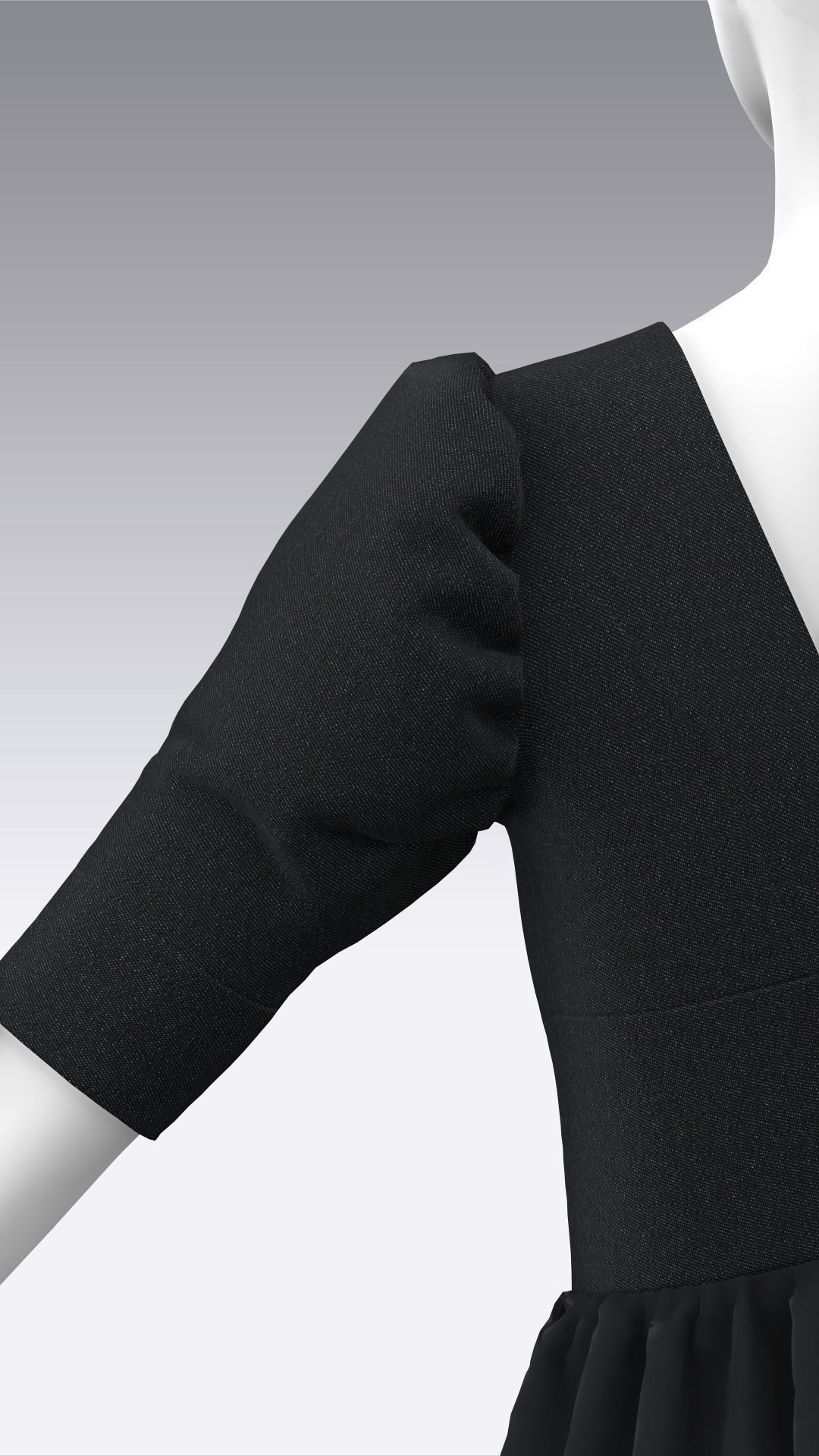 Dress Outfits MD CLO 3D ZPRJ ZPAC project files 3D model_30