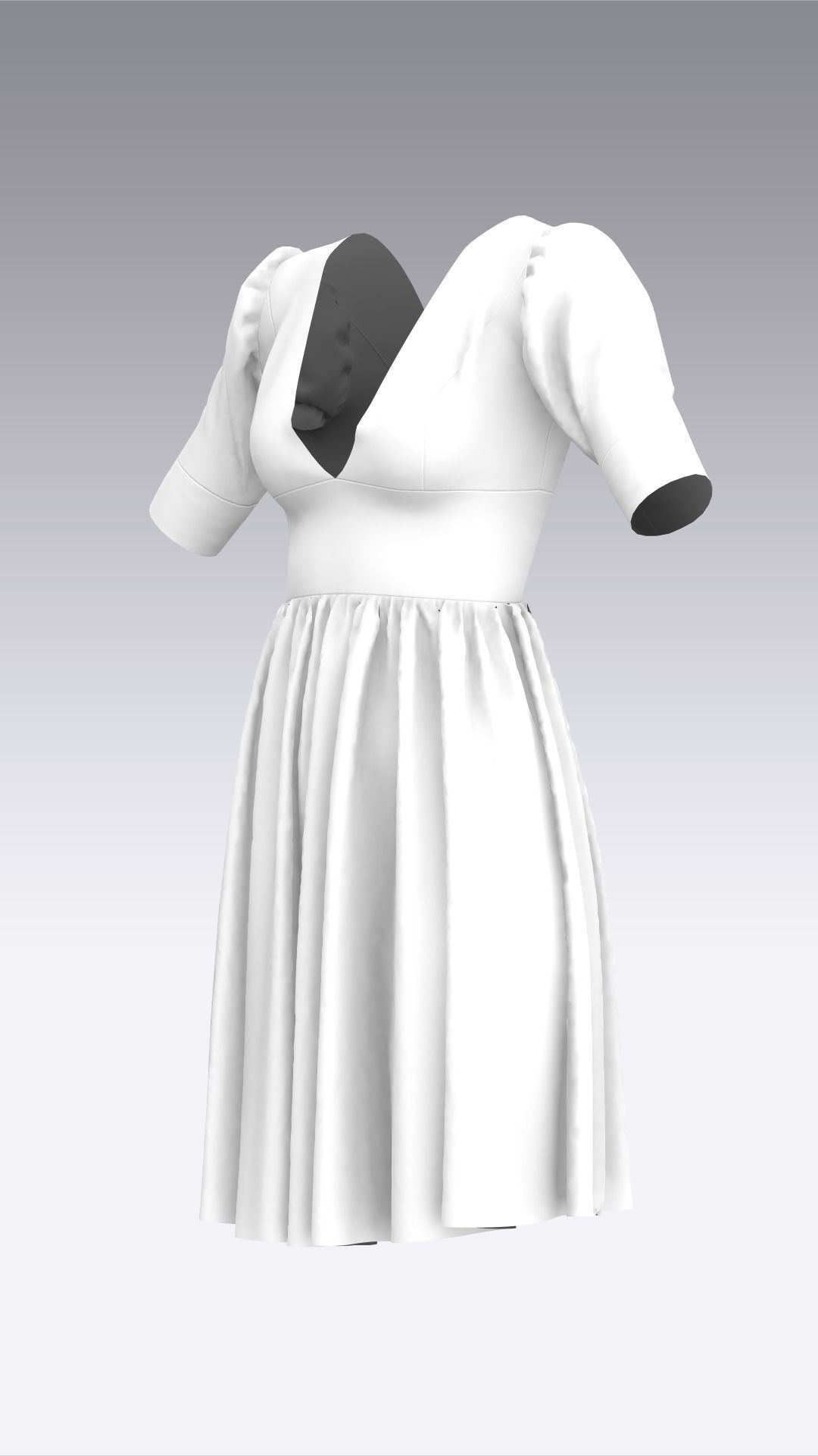 Dress Outfits MD CLO 3D ZPRJ ZPAC project files 3D model_13