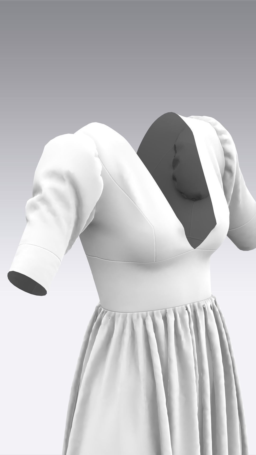 Dress Outfits MD CLO 3D ZPRJ ZPAC project files 3D model_21