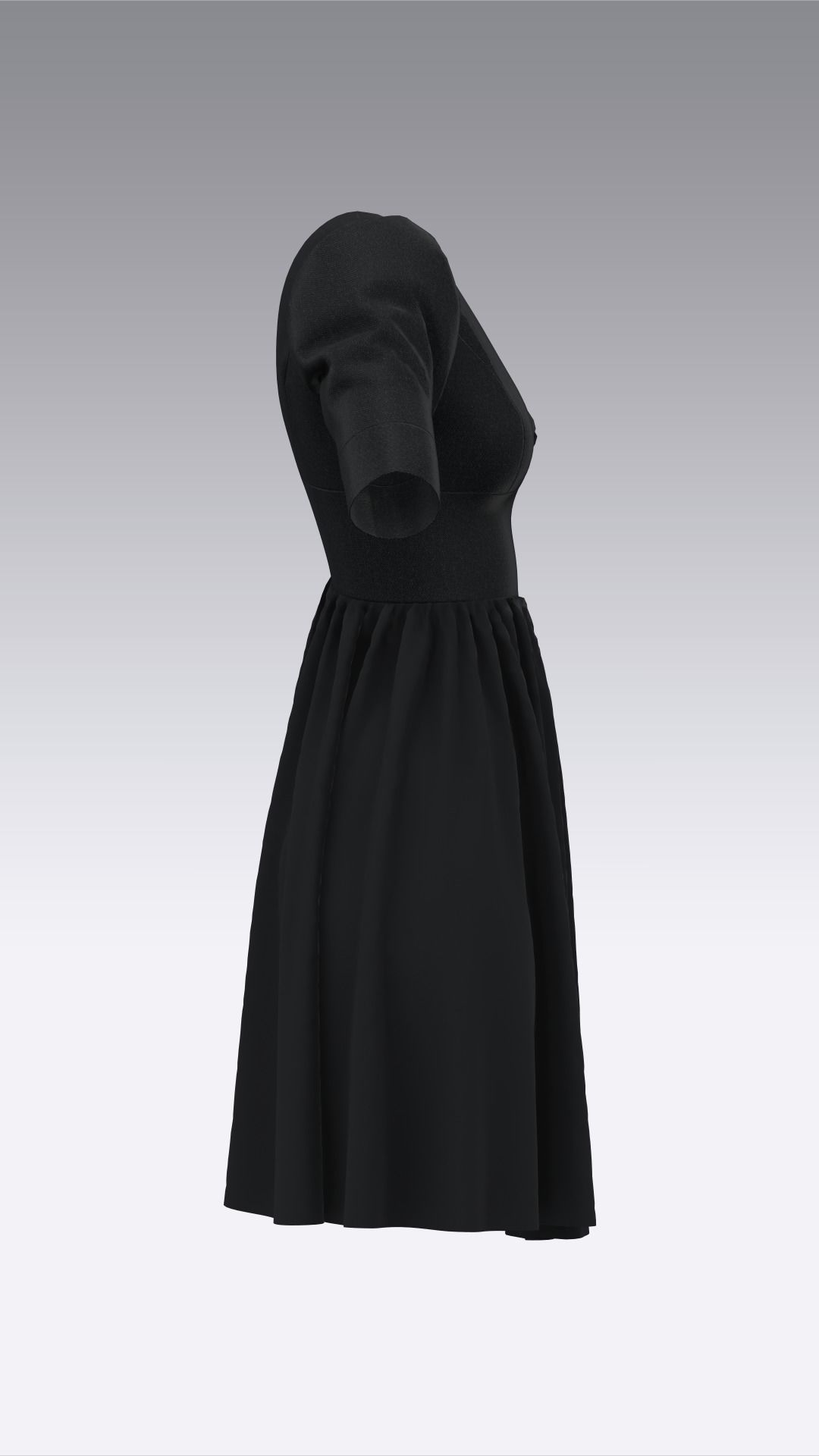 Dress Outfits MD CLO 3D ZPRJ ZPAC project files 3D model_33