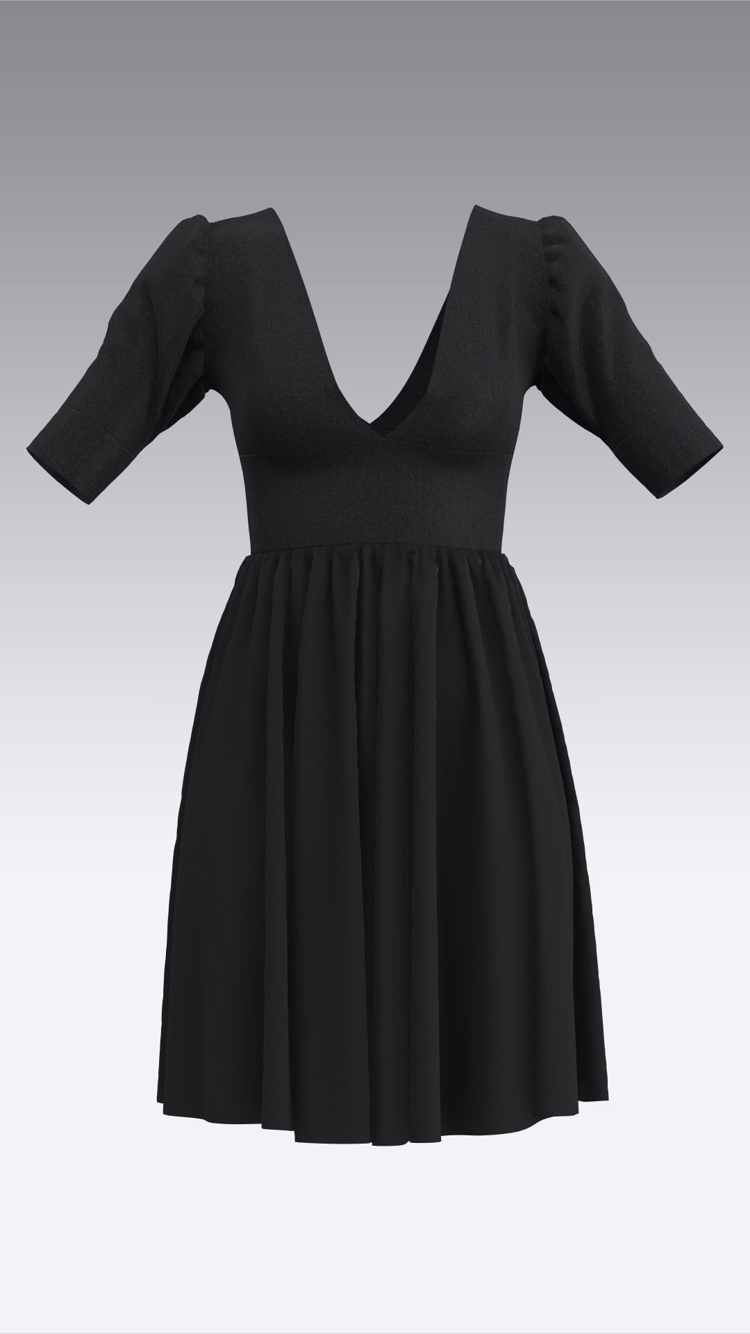 Dress Outfits MD CLO 3D ZPRJ ZPAC project files 3D model_31