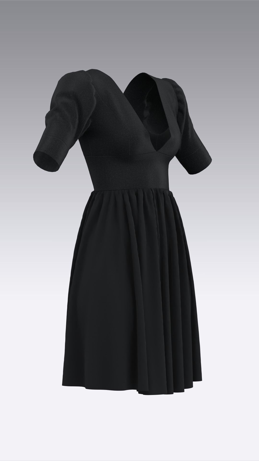 Dress Outfits MD CLO 3D ZPRJ ZPAC project files 3D model_27