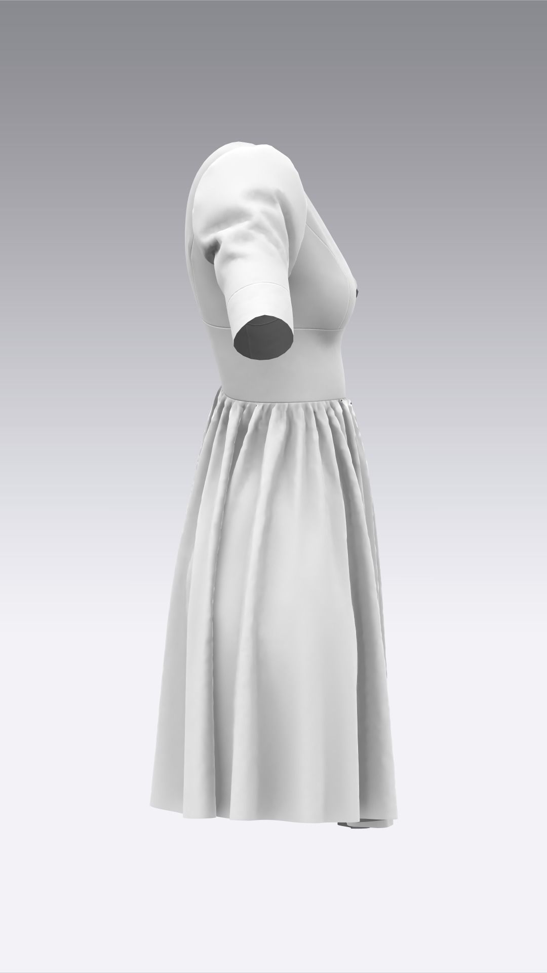 Dress Outfits MD CLO 3D ZPRJ ZPAC project files 3D model_17