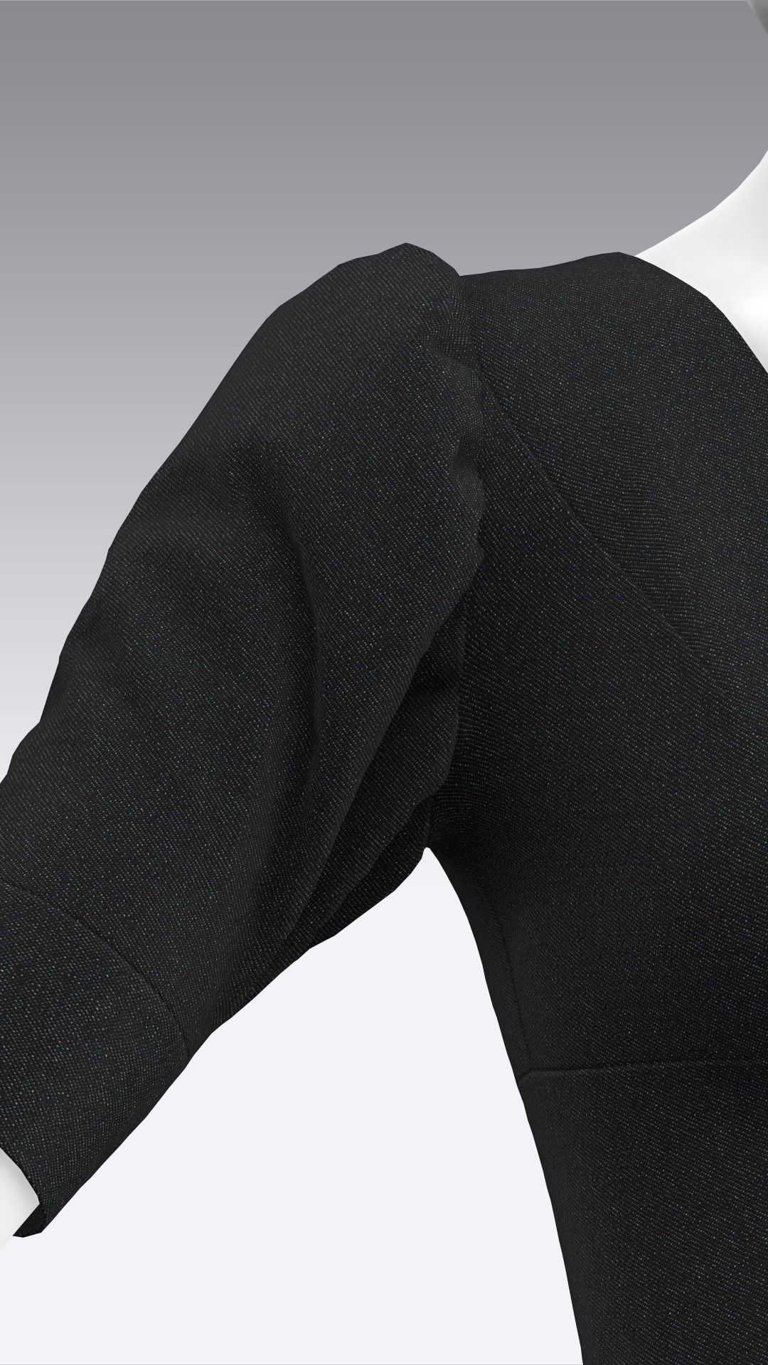 Dress Outfits MD CLO 3D ZPRJ ZPAC project files 3D model_40