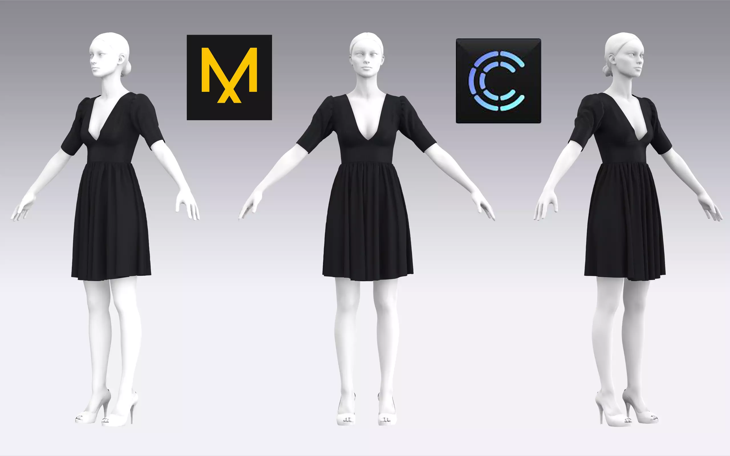 Dress Outfits MD CLO 3D ZPRJ ZPAC project files 3D model_0