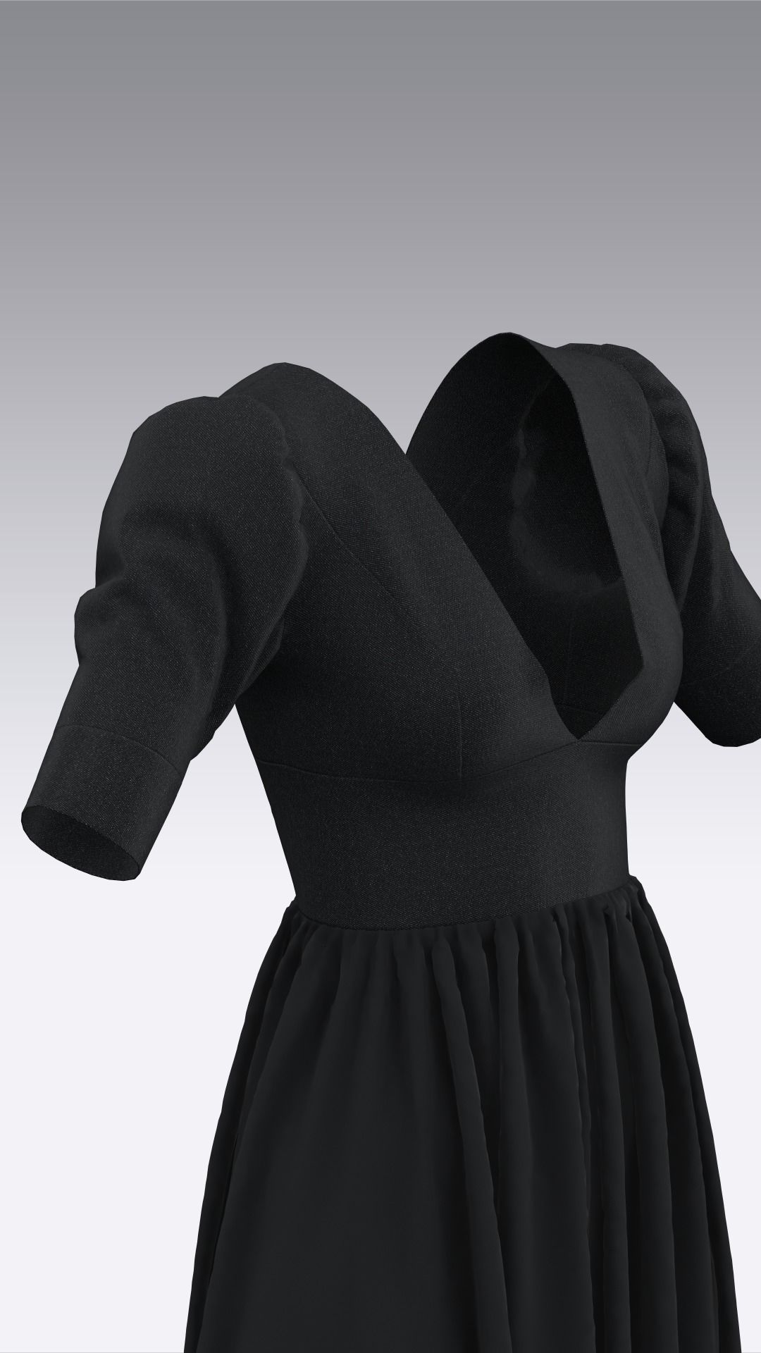 Dress Outfits MD CLO 3D ZPRJ ZPAC project files 3D model_39