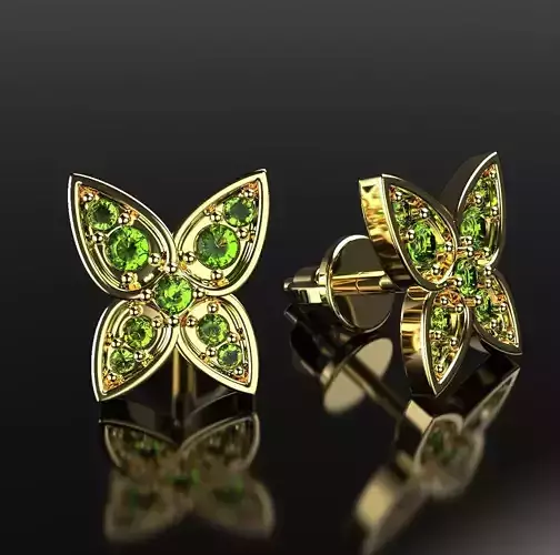  Earrings butterfly