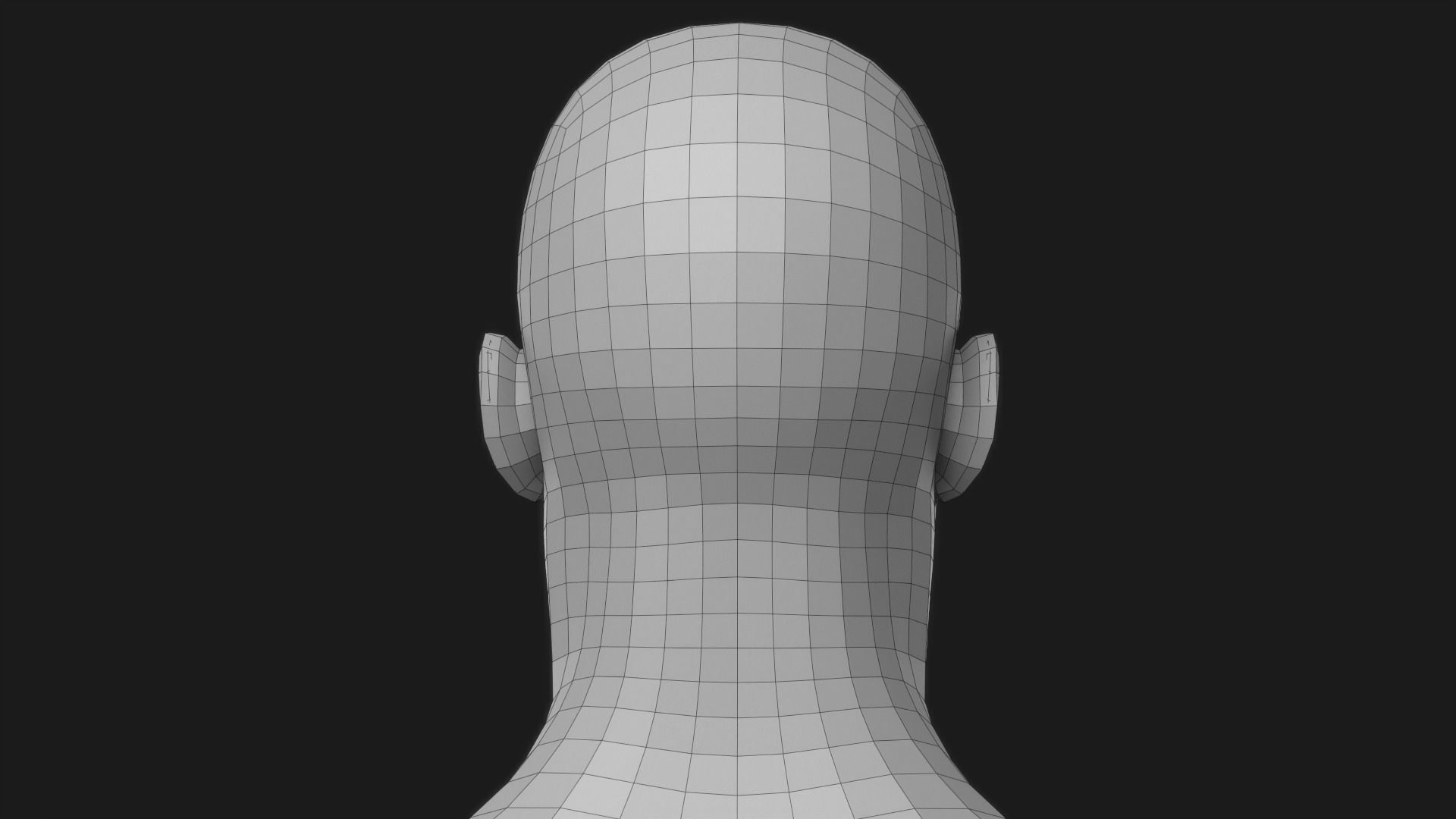 Realistic Man Body Basemesh Low-poly 3D model_11