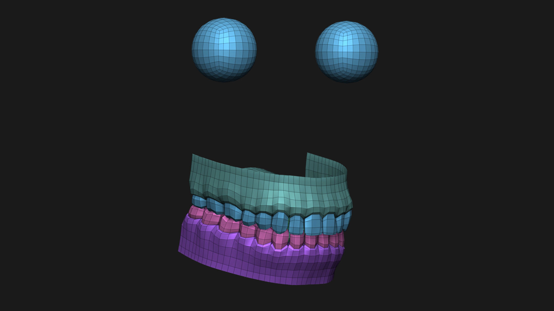 Realistic Man Body Basemesh Low-poly 3D model_40