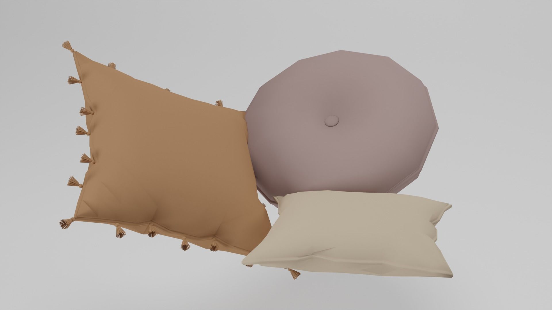 Rocking chair Low-poly 3D model_15