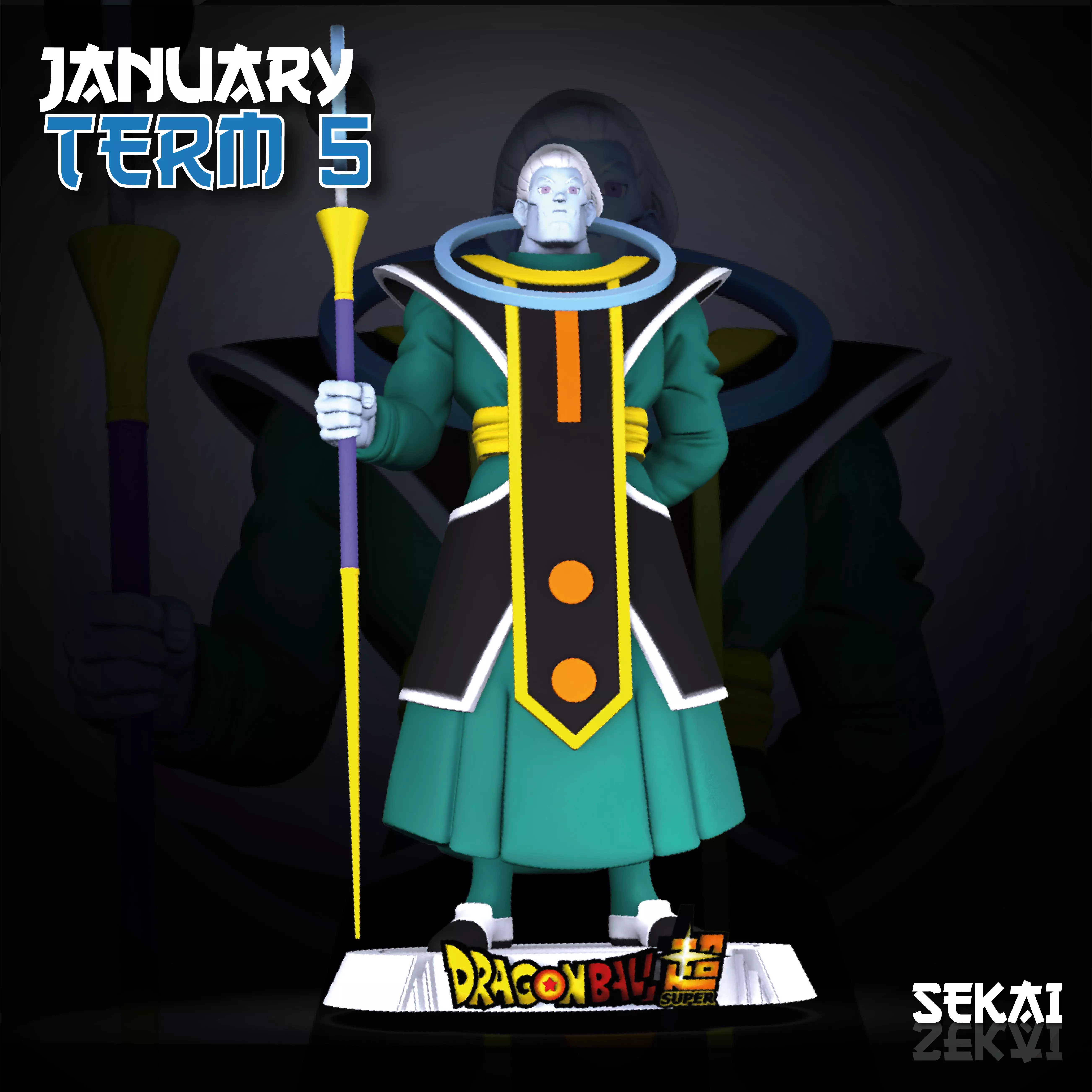 Kukateru Sculpture - Sekai 3D Models Ready for 3D printing 3D print model_0