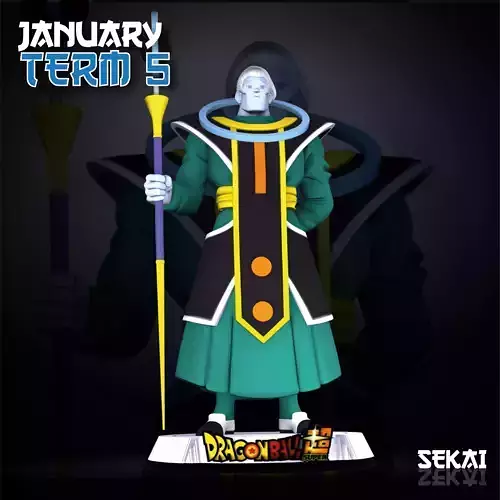 Kukateru Sculpture - Sekai 3D Models Ready for 3D printing