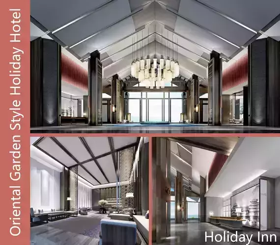 Oriental Garden Resort Hotel 3D model