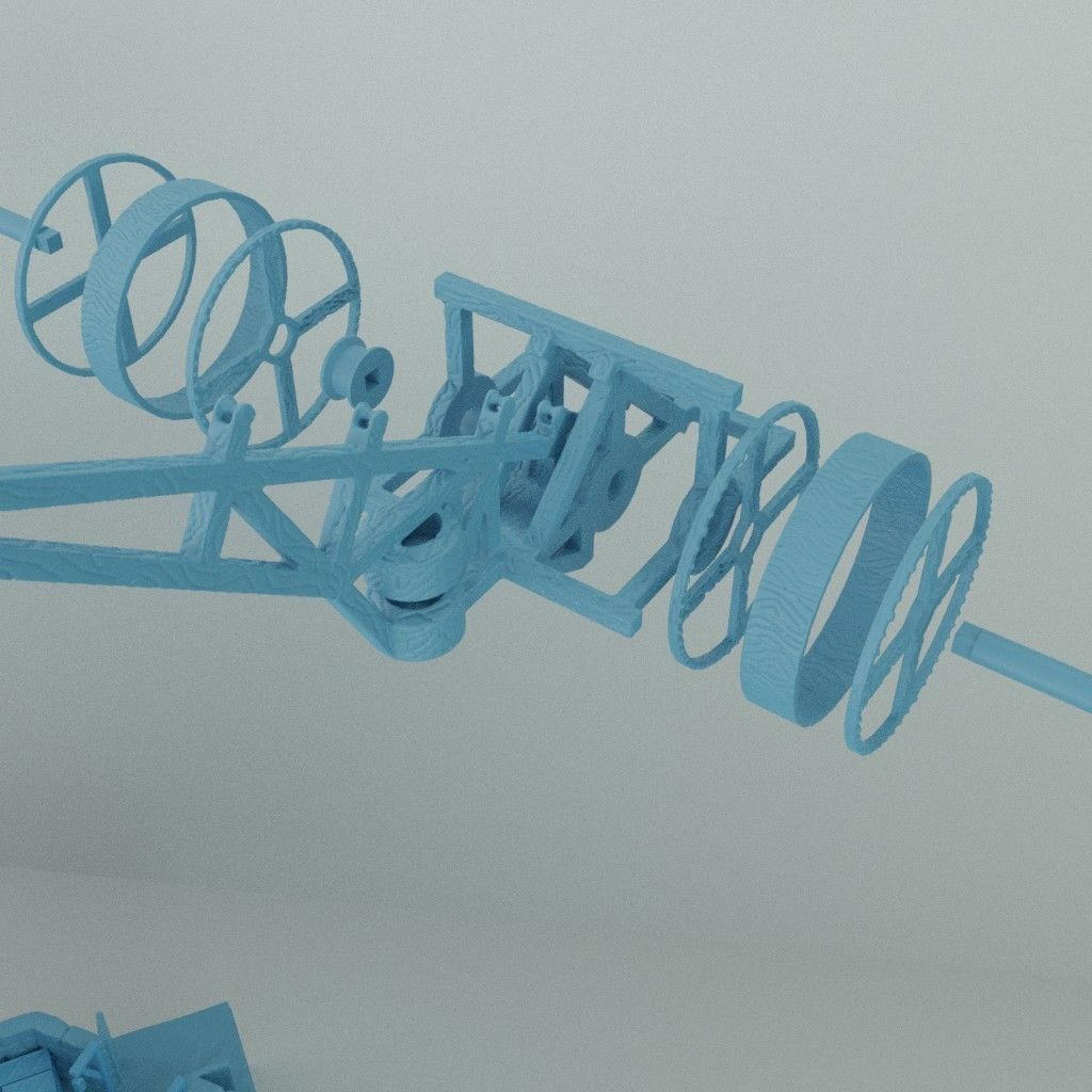 Medieval Shipyard Tabletop Terrain 3D print model_1