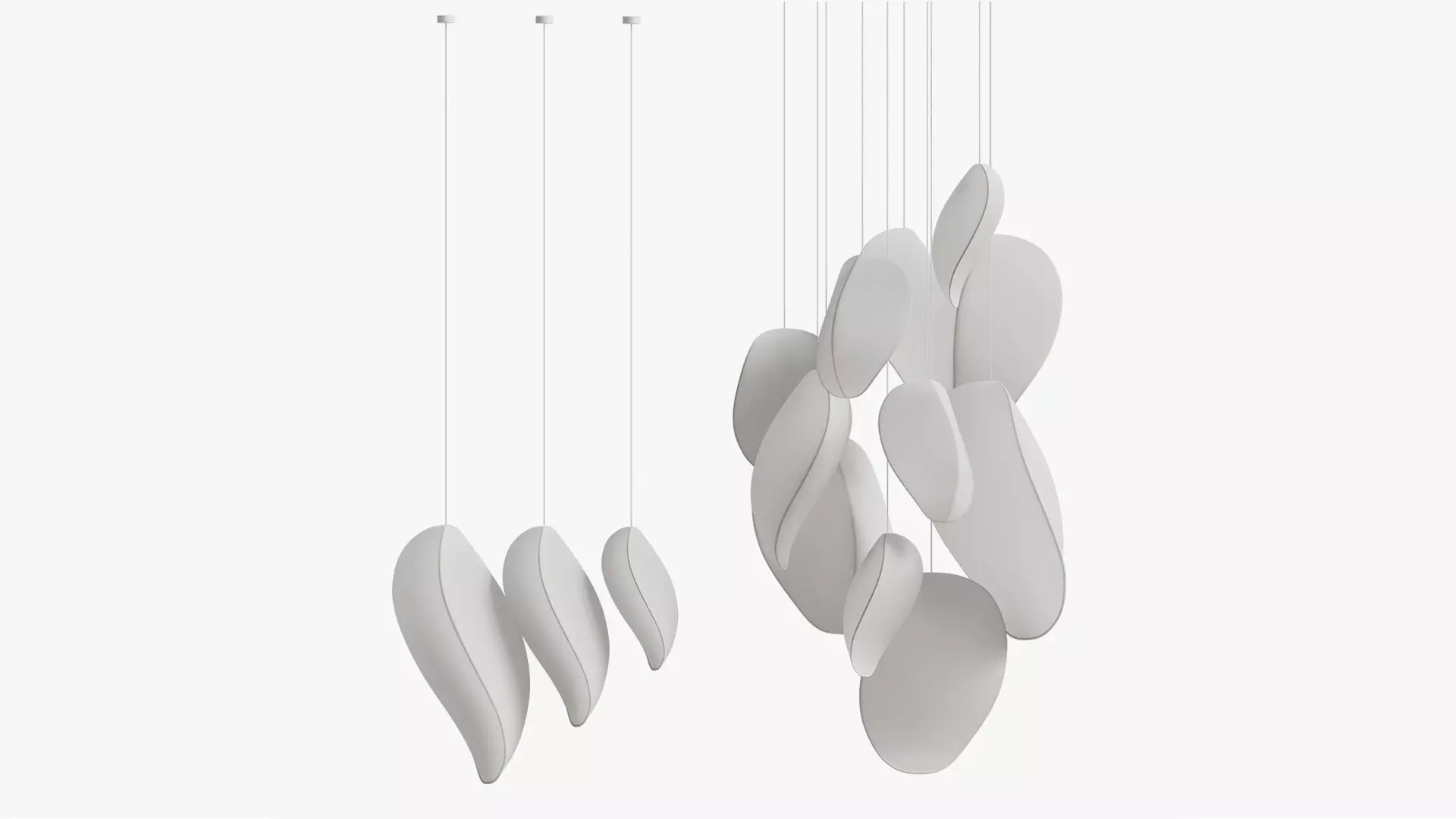Pendant Light Lunaria Bolia 3D model