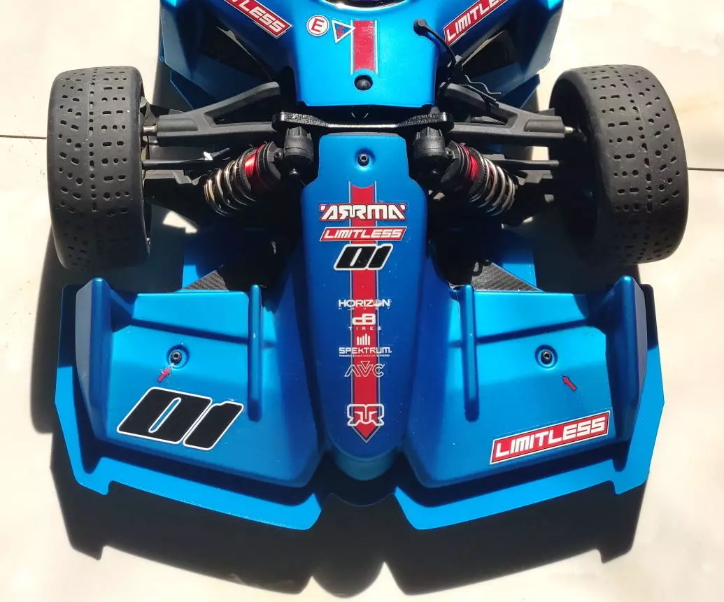 Arrma Limitless Front Splitter 3D print model_0