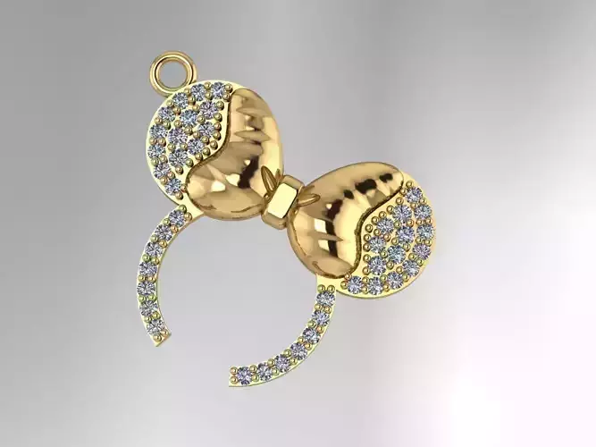 pendant  Mickey Mouse gold