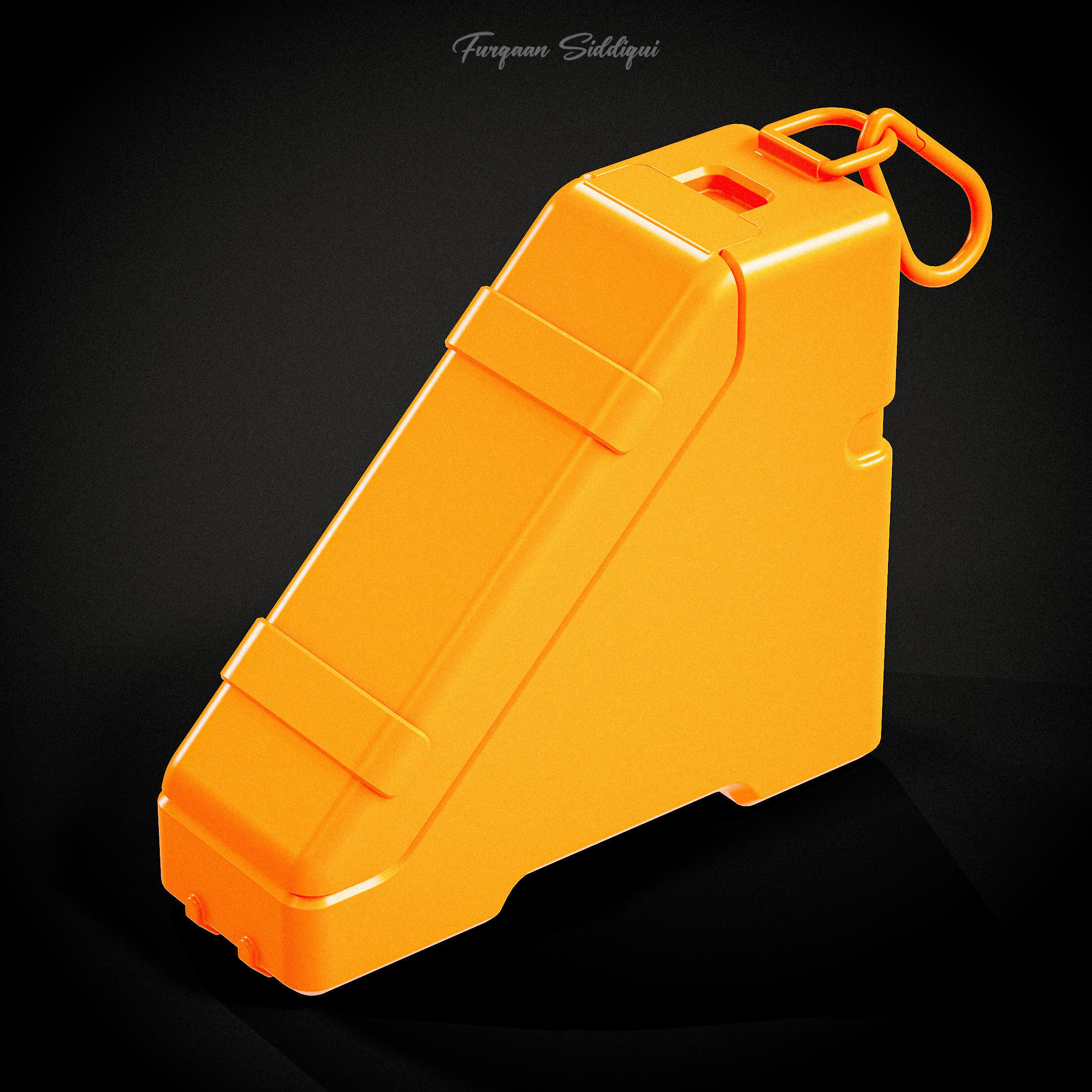 Sci-fi Food Container Low-poly 3D model_17