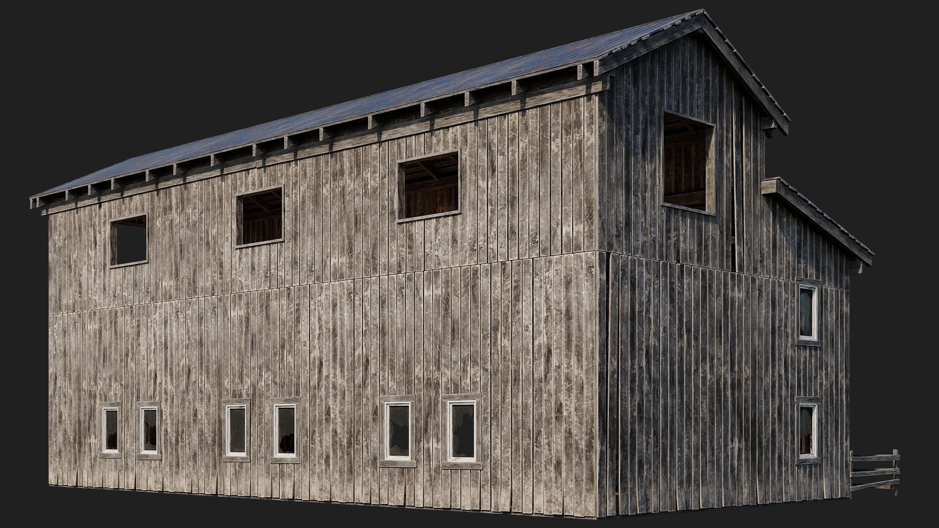 61-62-63-64  - Farm Buildings 4K PBR GameReady Low-poly 3D model_35