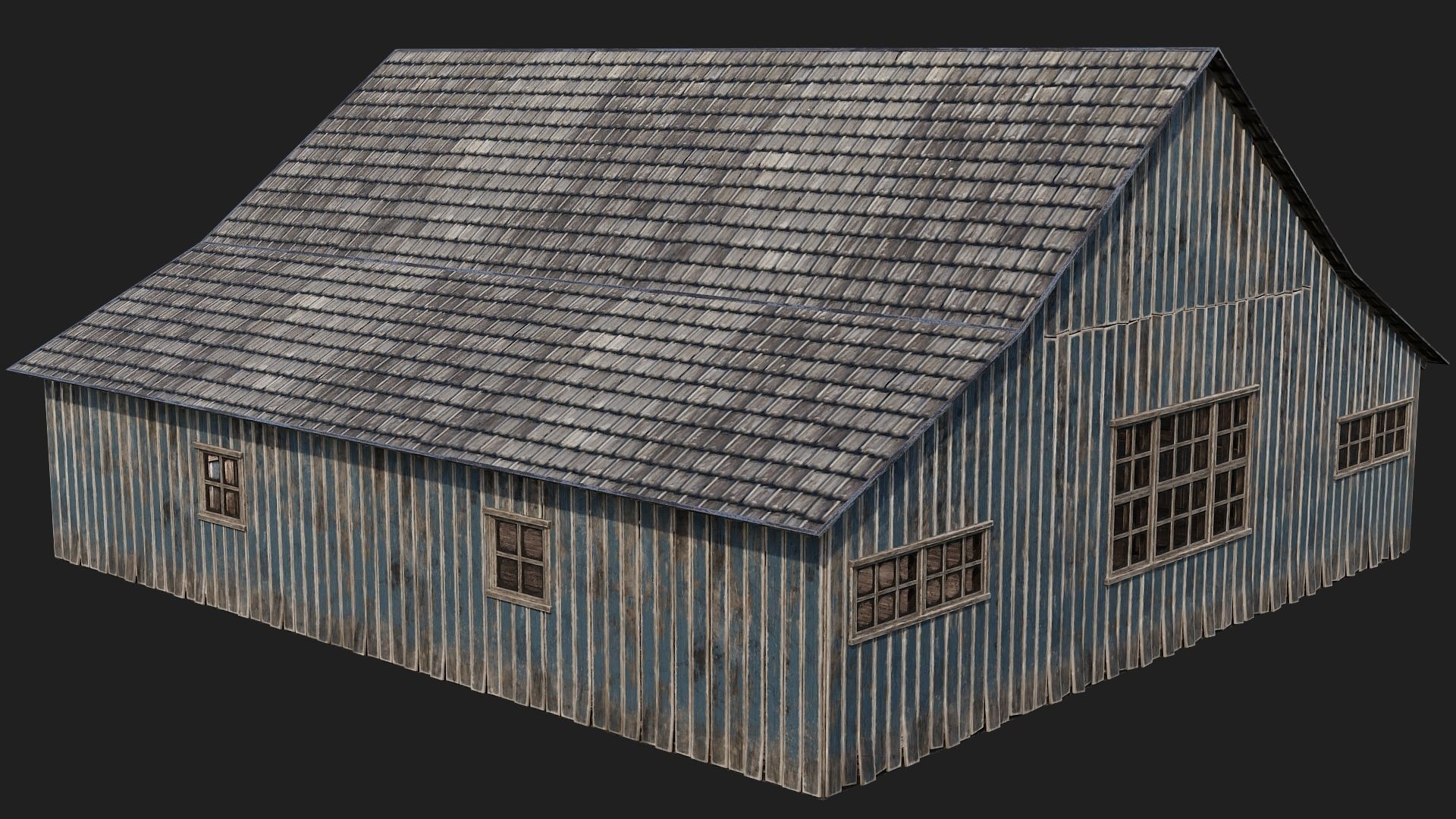 65-66-67-68 - Farm Buildings 4K PBR GameReady Low-poly 3D model_16