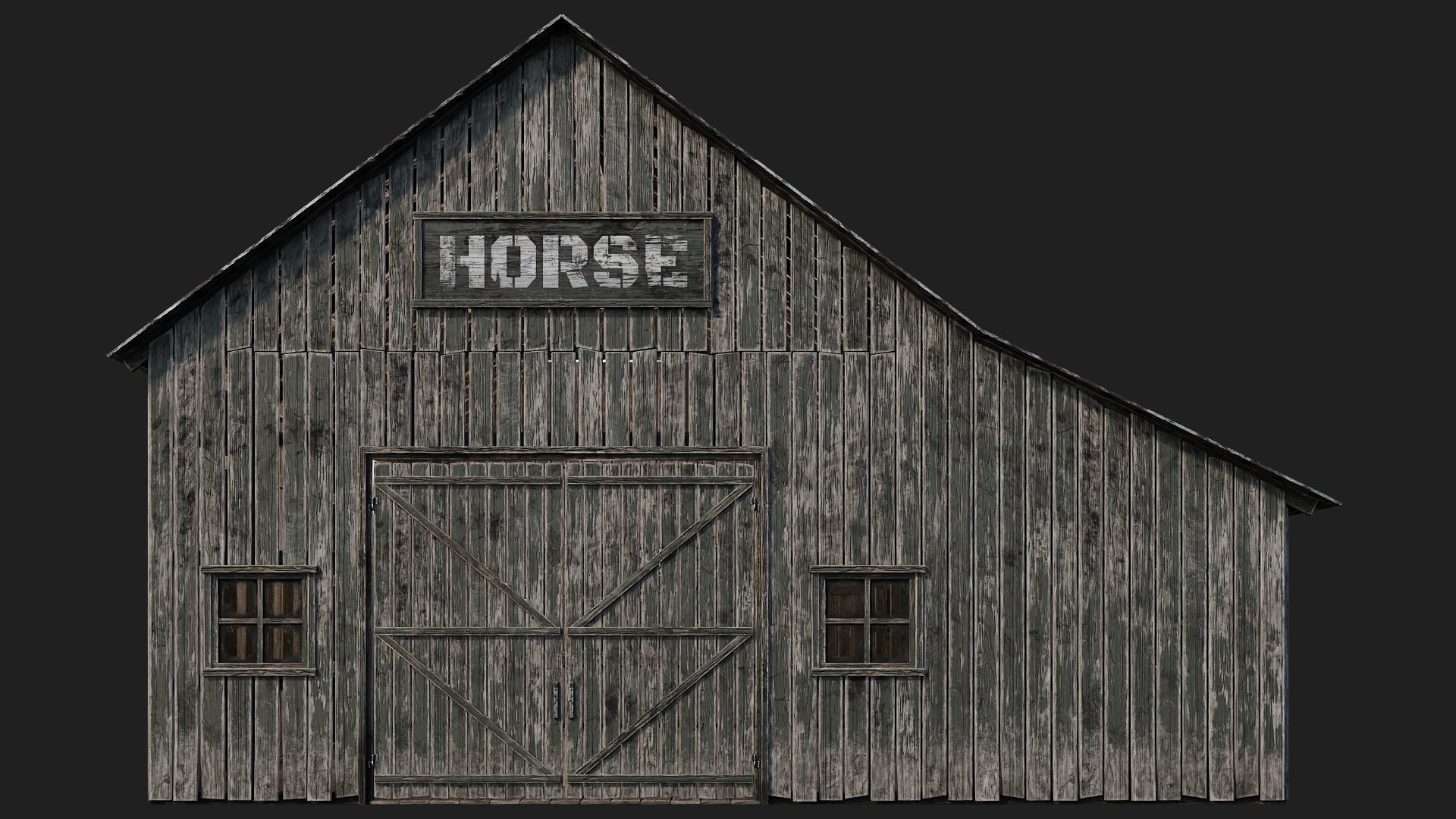 65-66-67-68 - Farm Buildings 4K PBR GameReady Low-poly 3D model_29