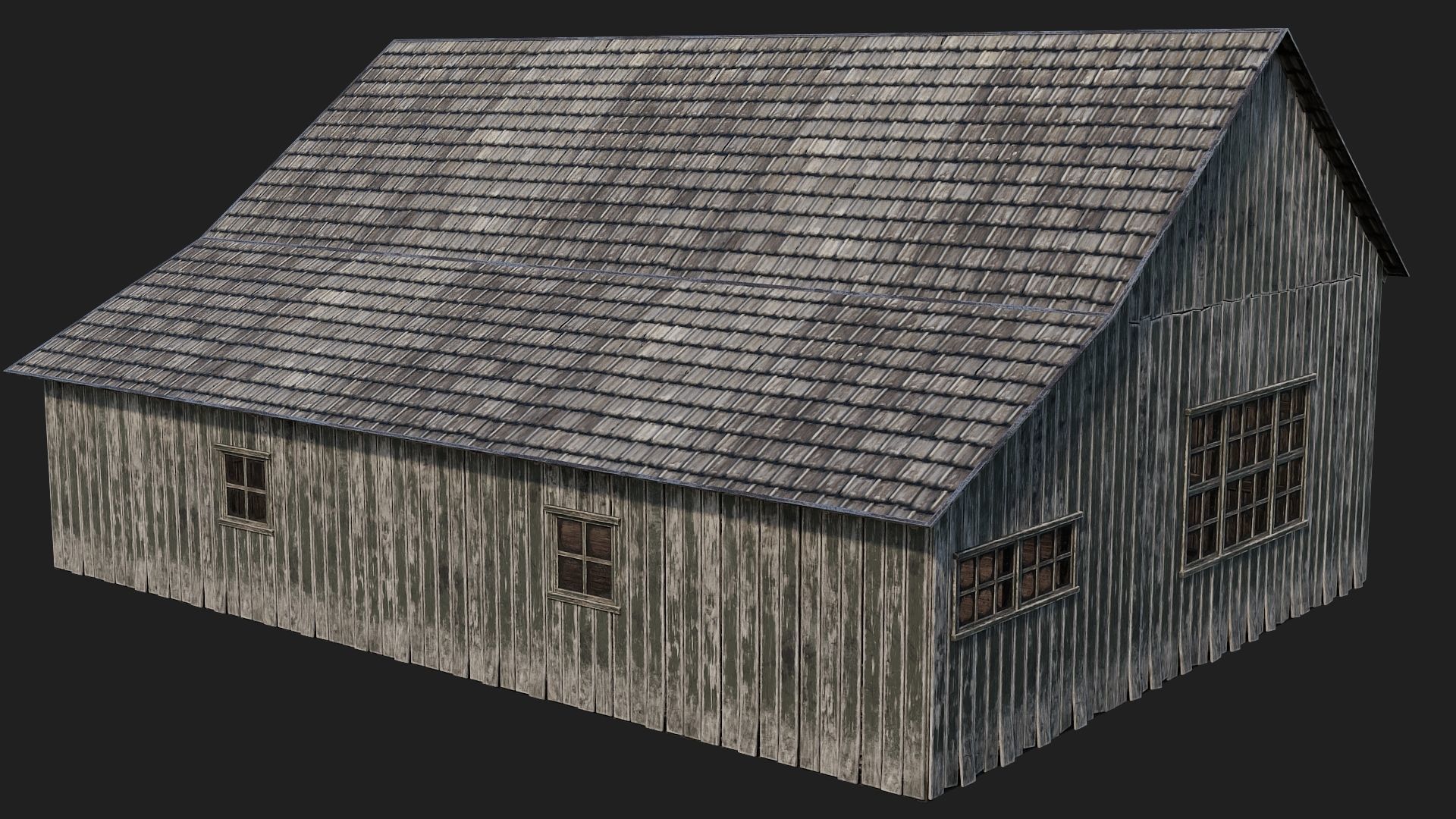 65-66-67-68 - Farm Buildings 4K PBR GameReady Low-poly 3D model_32